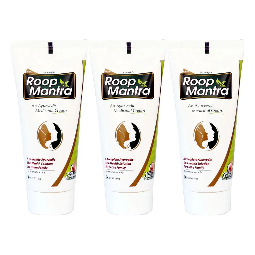 Roop Mantra Ayurvedic Medicinal Face Cream ( Pack Of 3 )