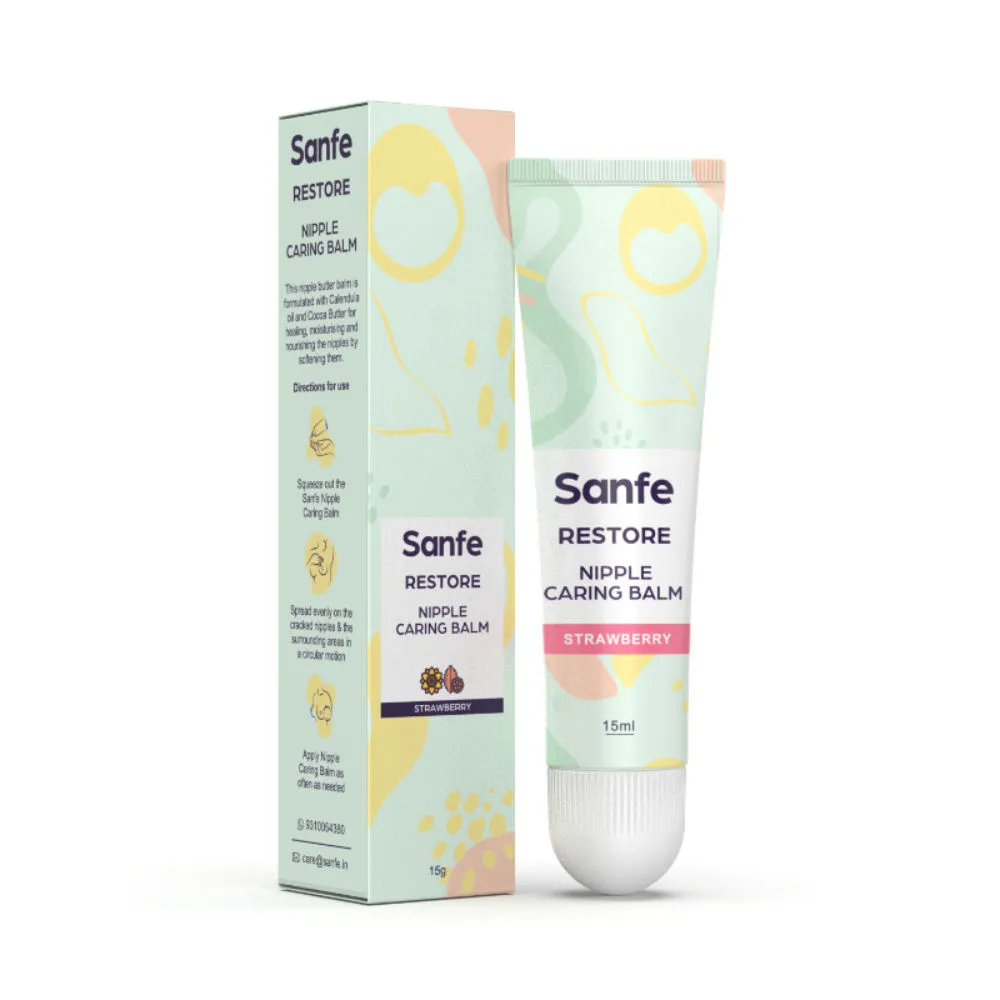 Sanfe Strawberry Breast Nipple Caring Balm For New Mothers