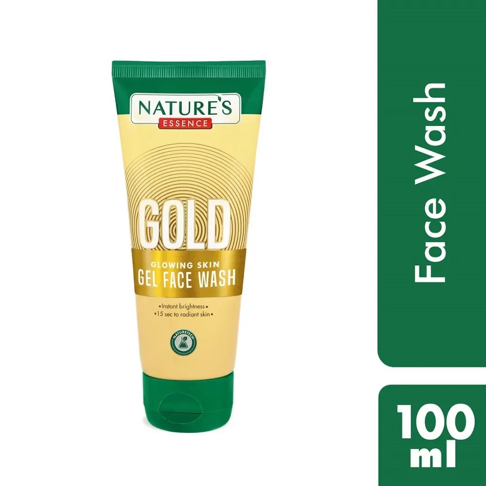 Nature's Essence Gold Glowing Skin Gel Face Wash, 100ml