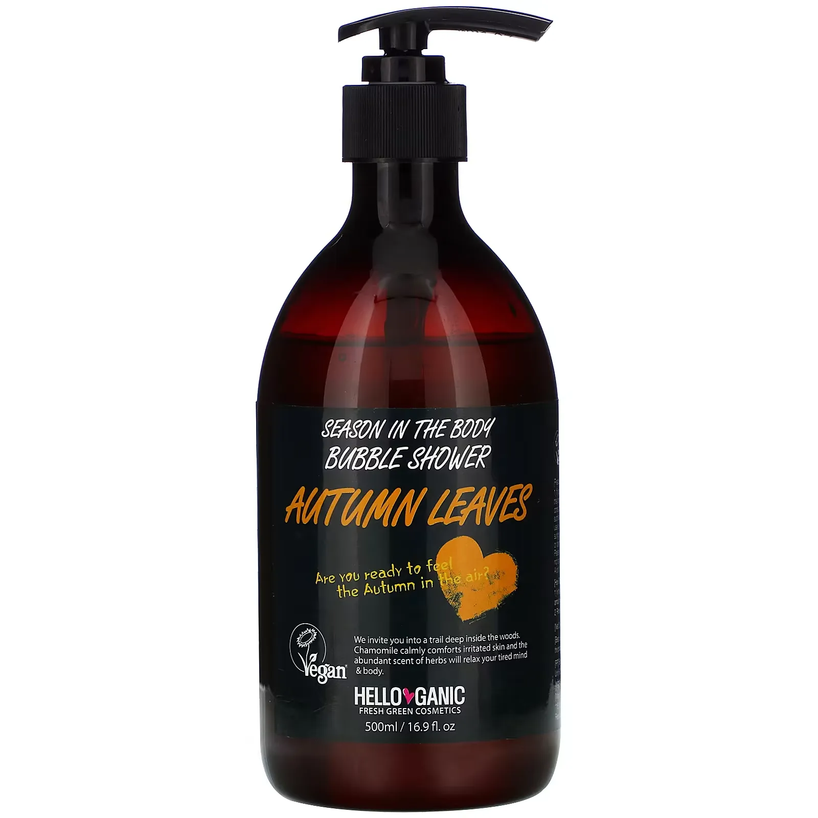 Season In the Body Bubble Shower, Autumn Leaves, 16.9 fl oz (500 ml)