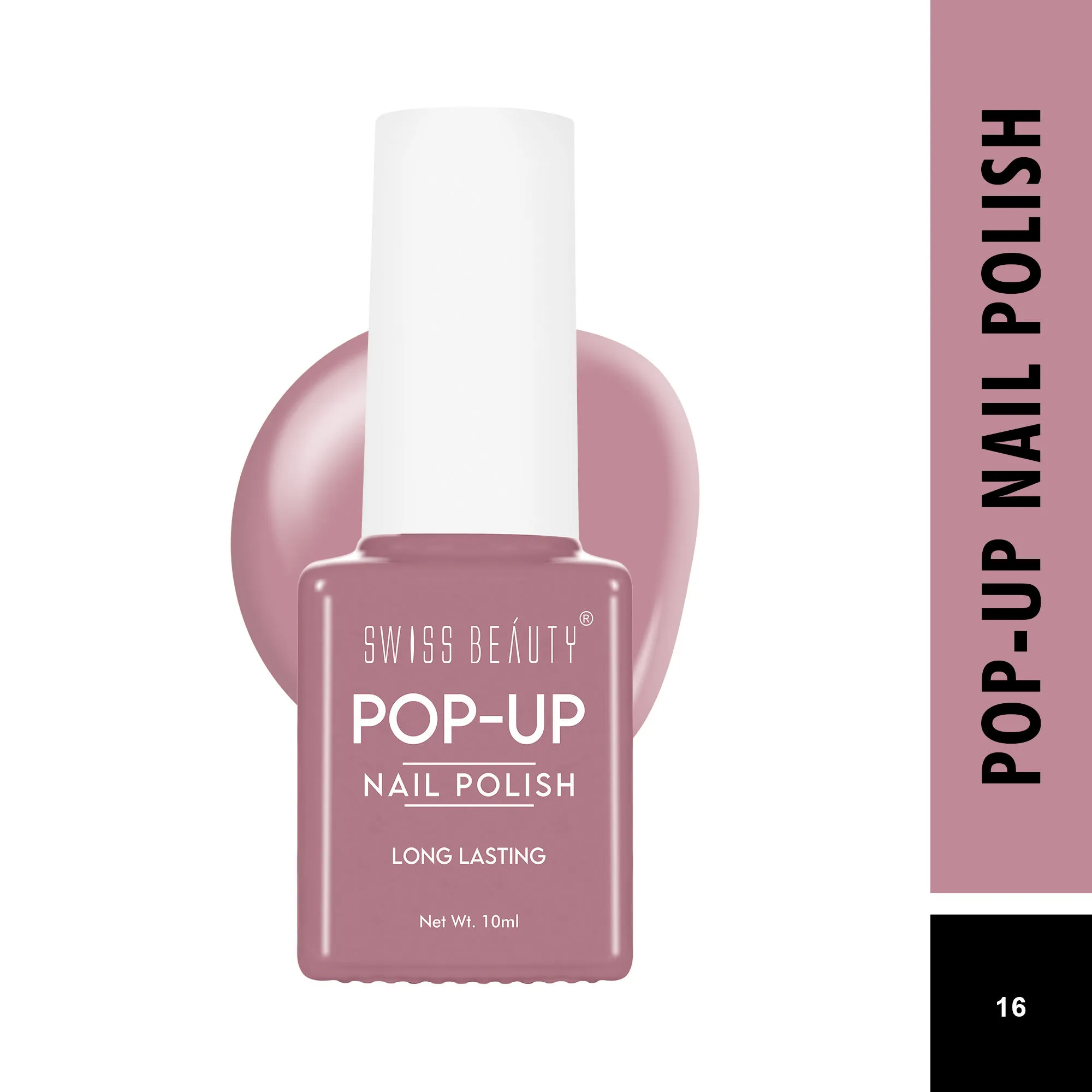 Swiss Beauty Pop UP Nail Polish - Shade-16