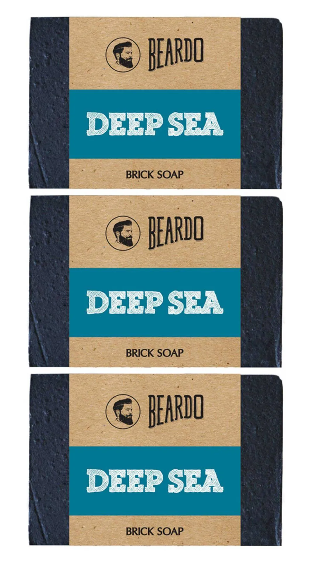 Beardo Deep Sea Brick Soap - (Set Of 3)