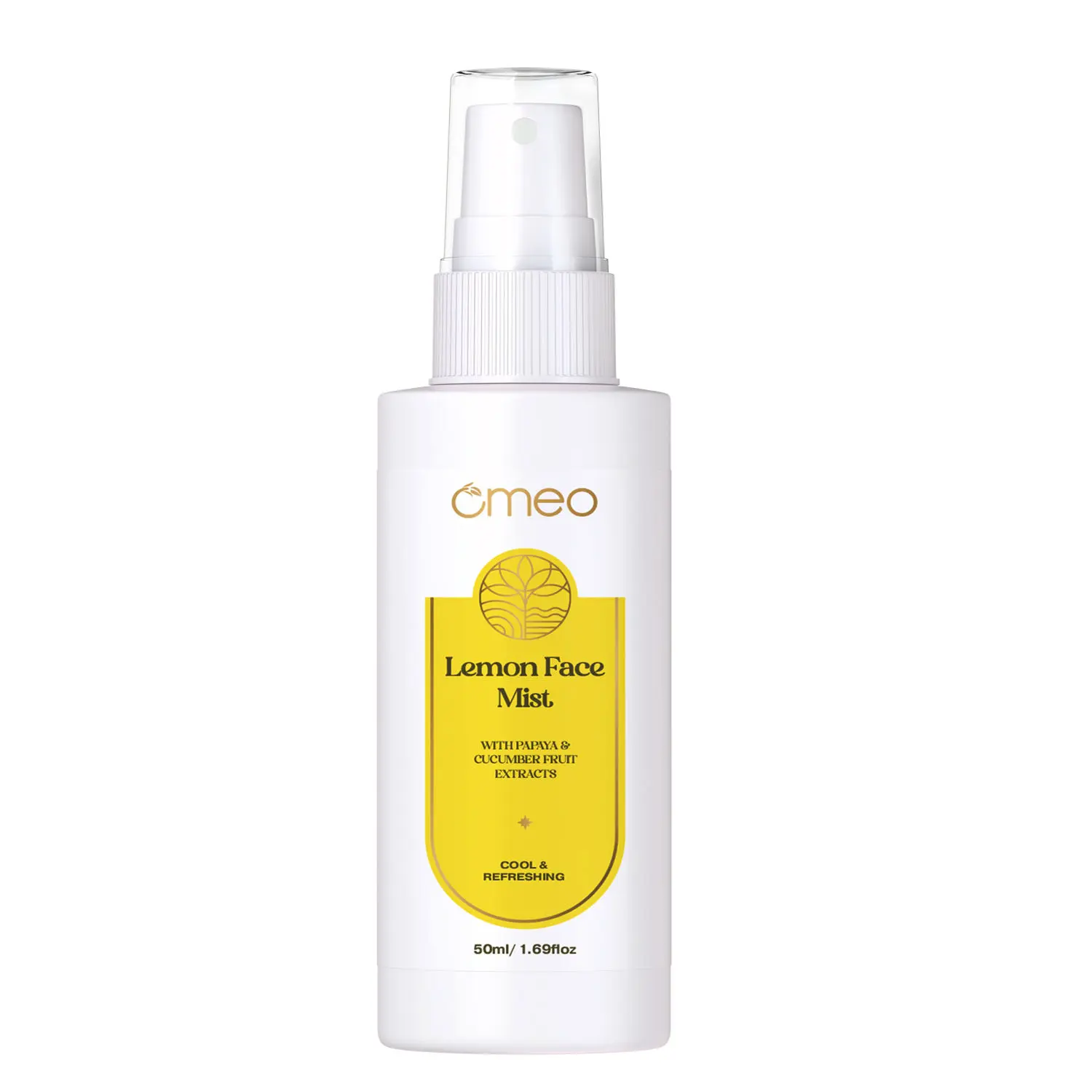 Omeo Lemon Face Mist/Toner-50ml for Glowing Skin, Hydration & Make-up Men & Women