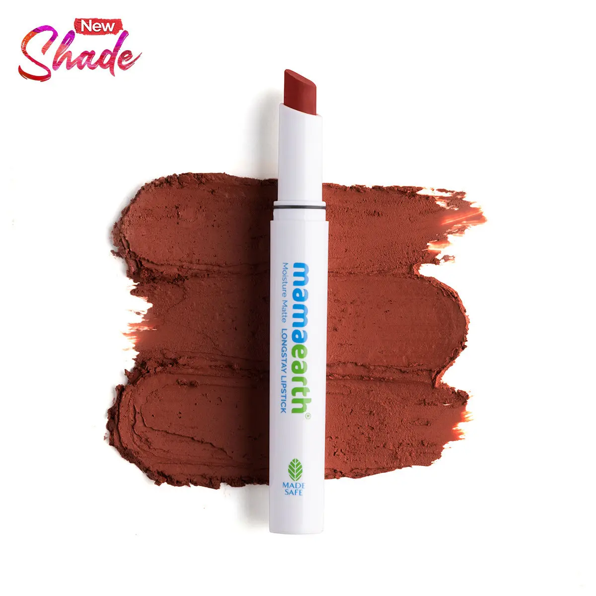 Mamaearth Moisture Matte Longstay Lipstick with Avocado Oil & Vitamin E - 16 Hazenut Brown - 2 g