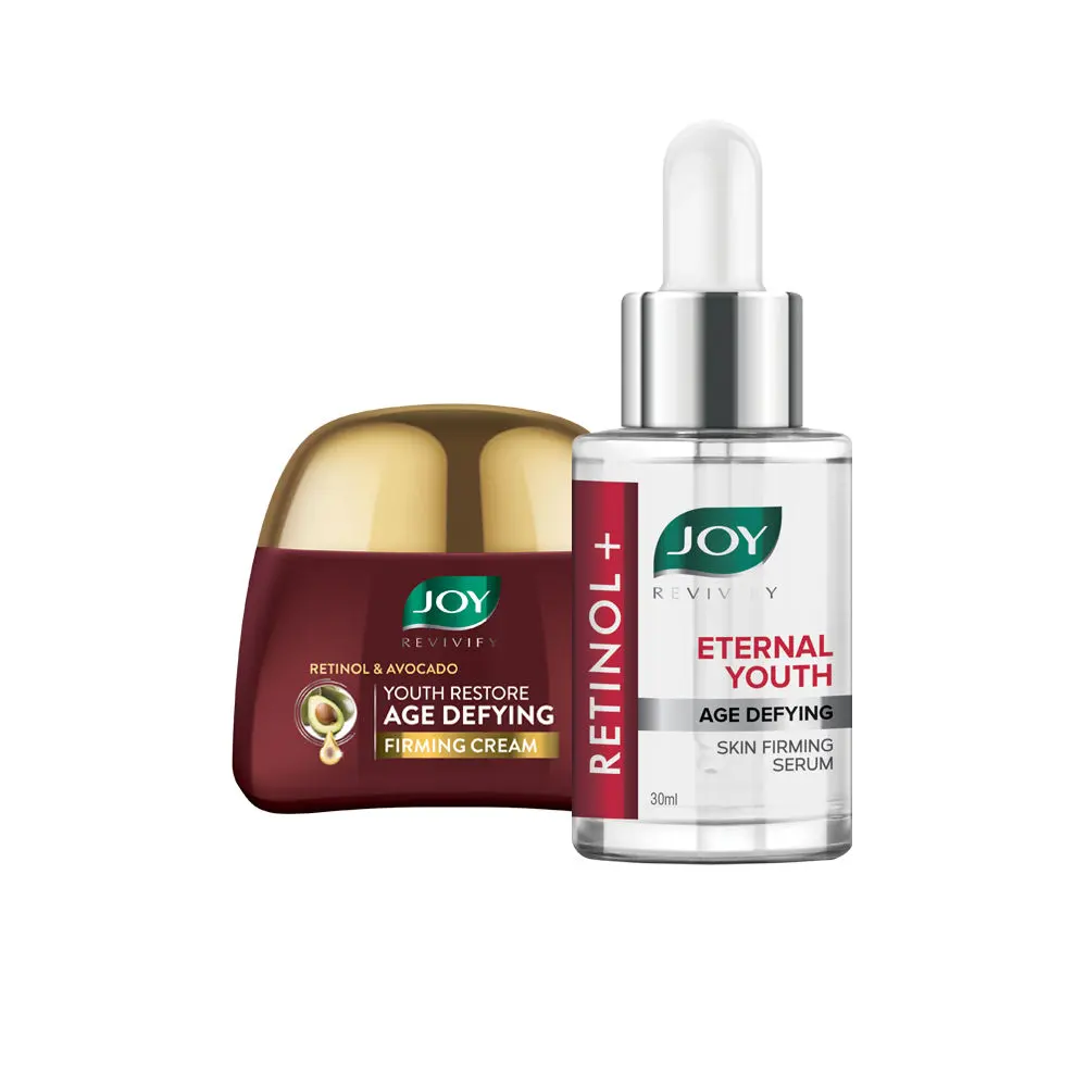 Joy Revivify Retinol+ Face Serum 30ml & Revivify Retinol+ Youth Restore Age Defying Firming Face Cream 50ml (Combo Pack)