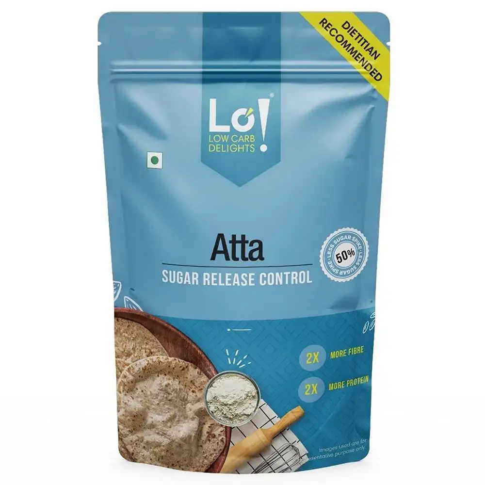 Lo! Foods Sugar Release Control Atta,  Unflavoured  1 kg