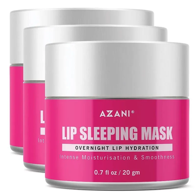 Azani Active Care Lip Sleeping Mask With Vitamin C, Shea Butter - Pack Of 3