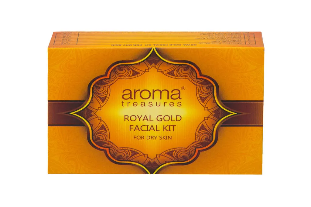 Aroma Treasure Royal Gold Facial Kit For Dry Skin - Single Time