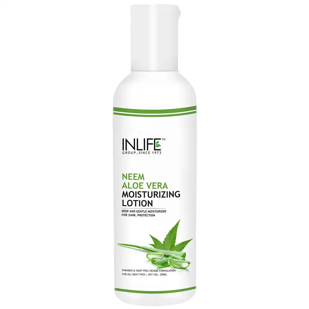 INLIFE Natural Face Moisturizing Lotion,  200 ml  Neem Aloe Vera