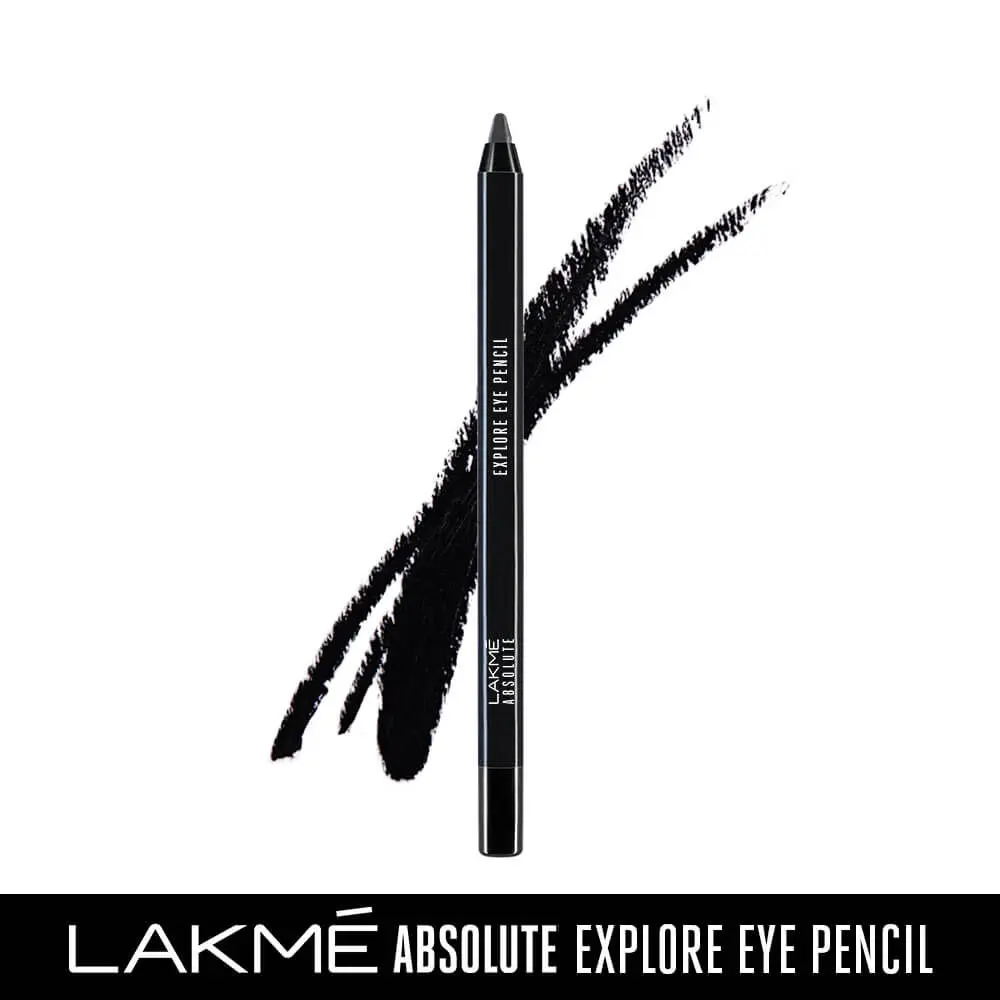 Lakme Absolute Explore Eye Pencil, Mysterious Black, 1.2g