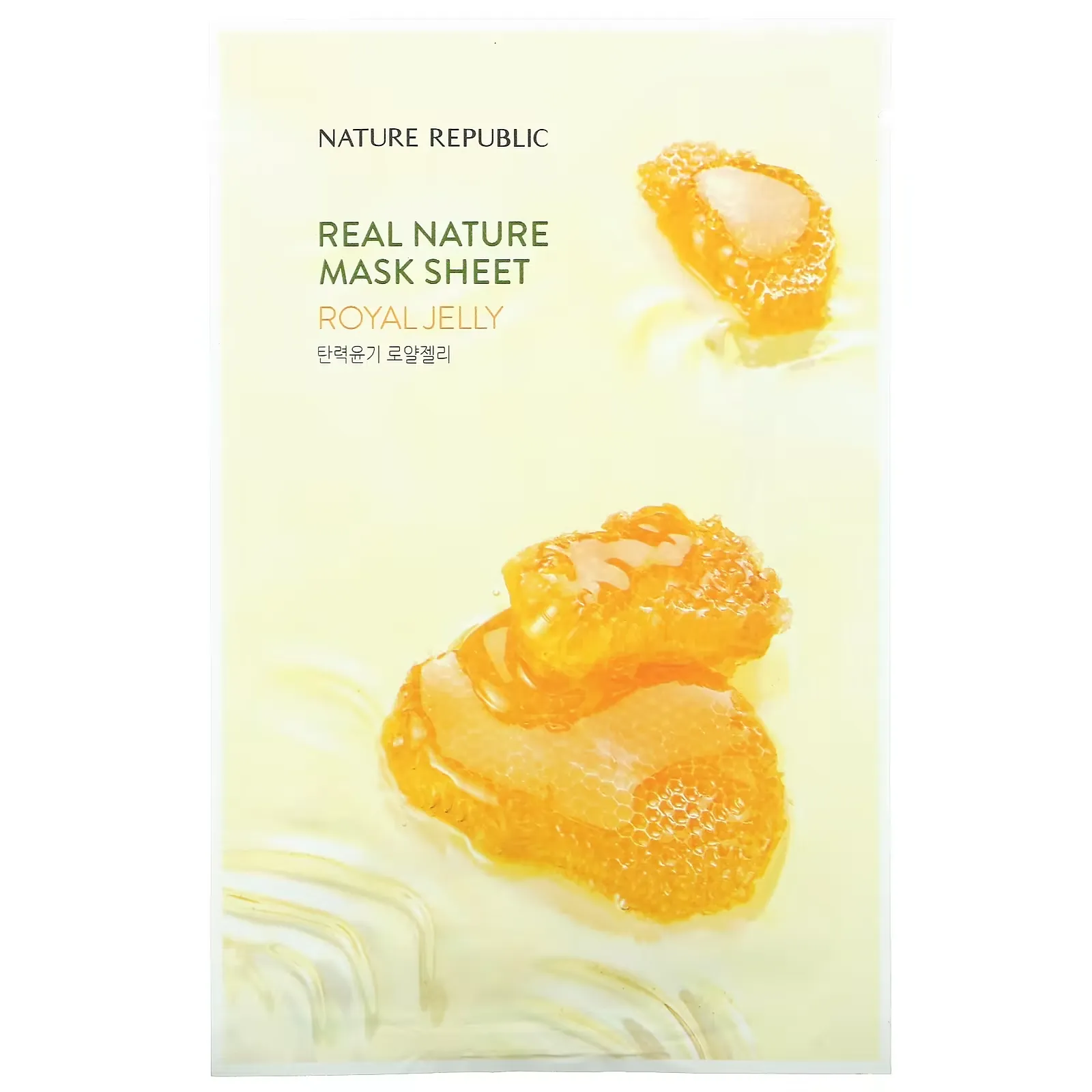 Real Nature Beauty Mask Sheet, Royal Jelly, 1 Sheet, 0.77 fl oz (23 ml)