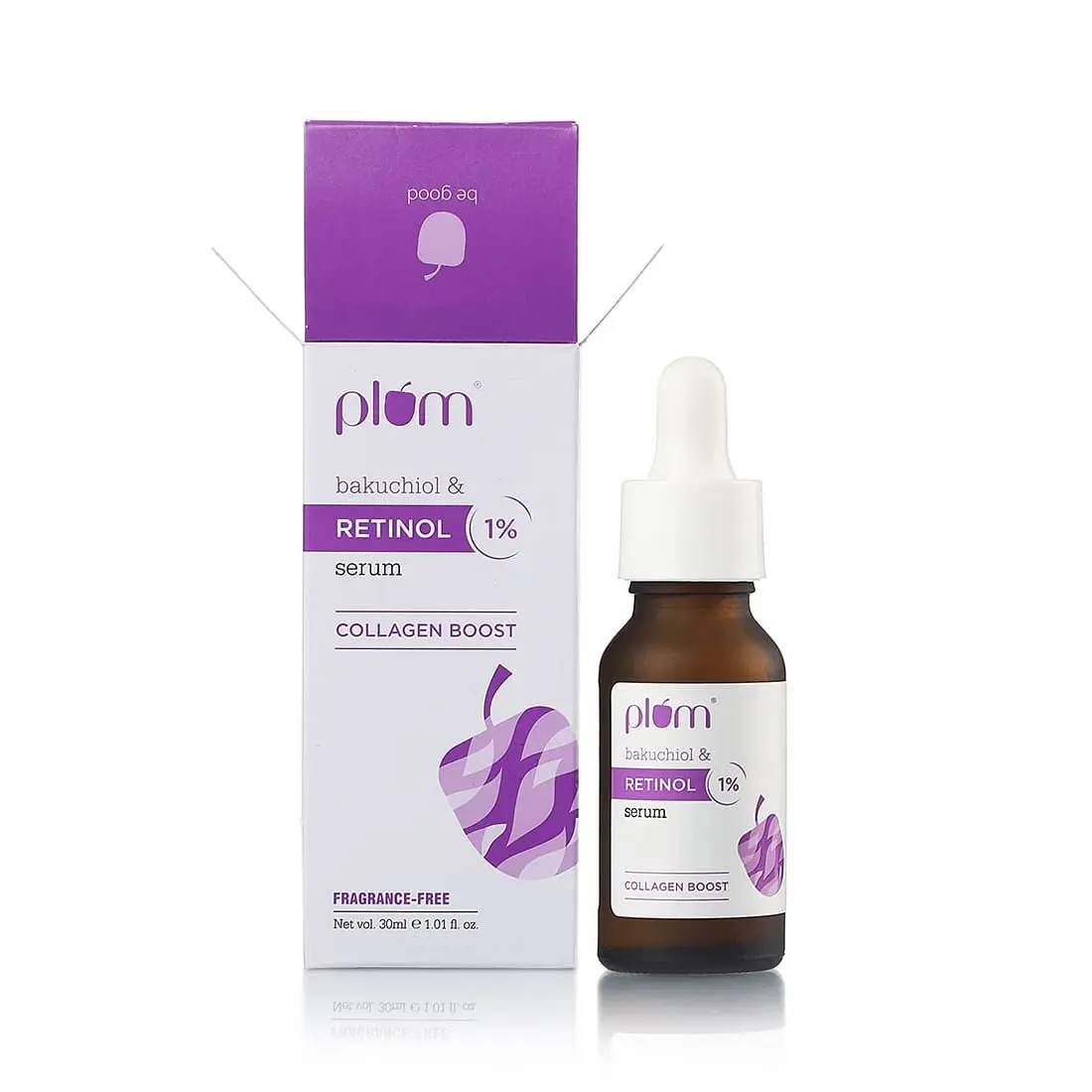 Plum 1% Retinol Anti-Aging Face Serum With Bakuchiol, Reduces Fine Lines & Wrinkles, Boosts Collagen 30ml