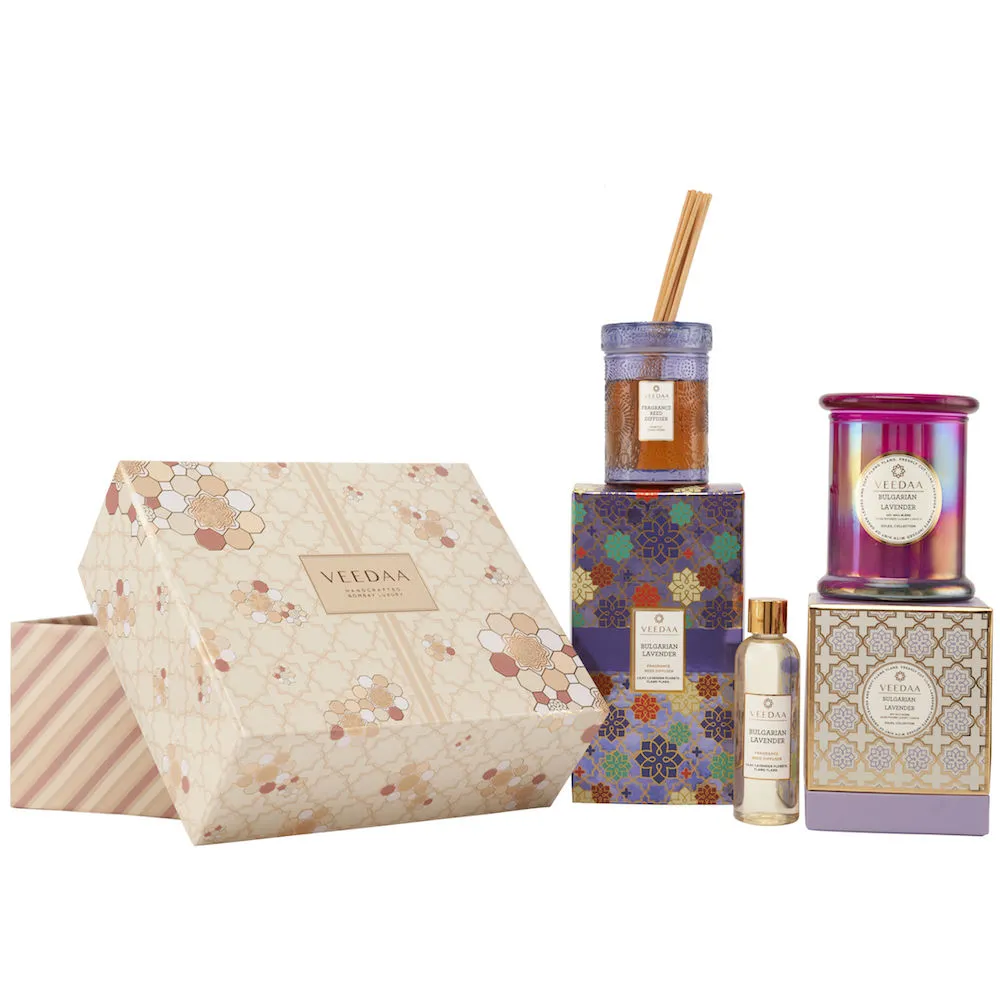 Veedaa Candles Bulgarian Lavender Grande Gift Set