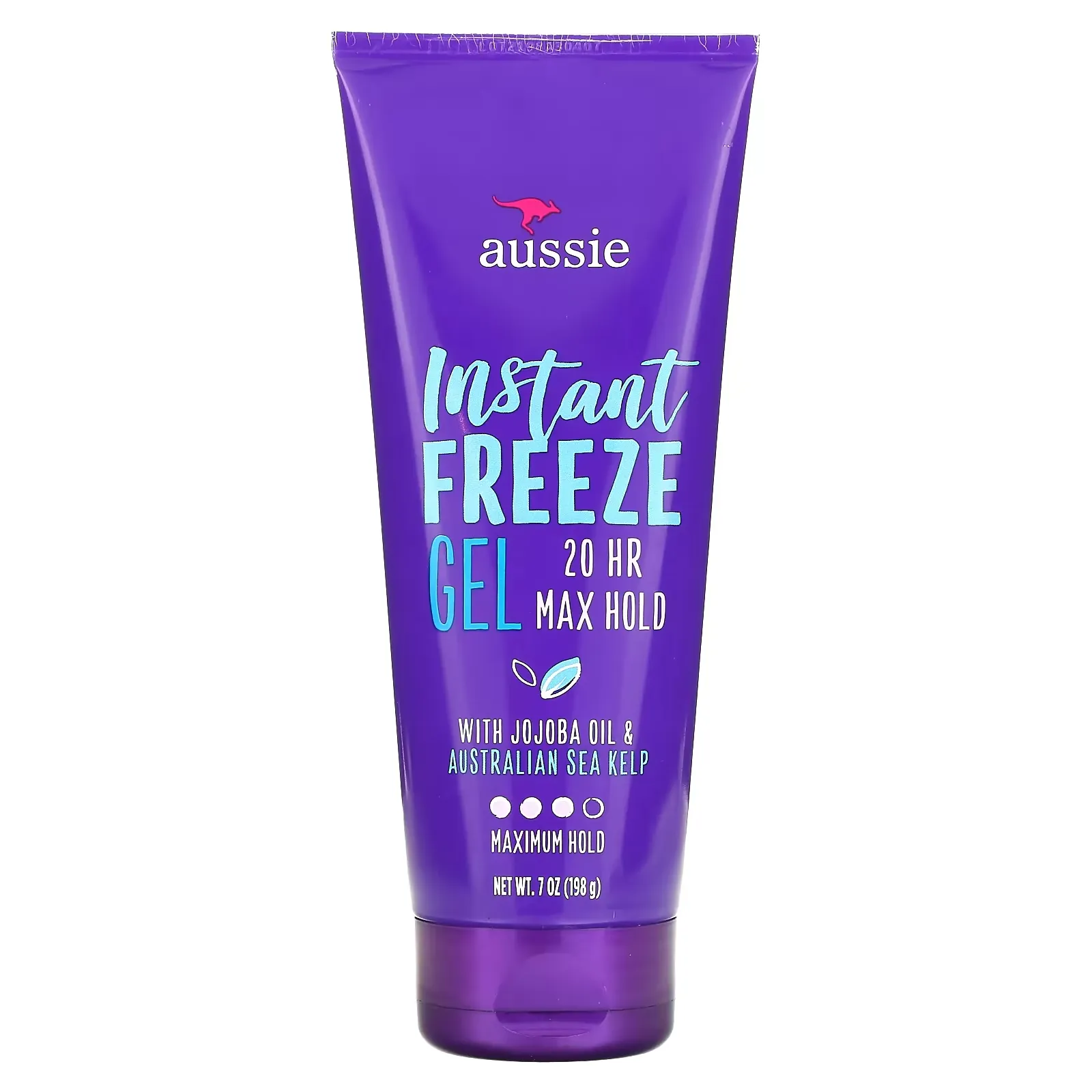 Instant Freeze Gel,  with Jojoba Oil & Australian Sea Kelp, Maximum Hold, 7 oz (198 g)