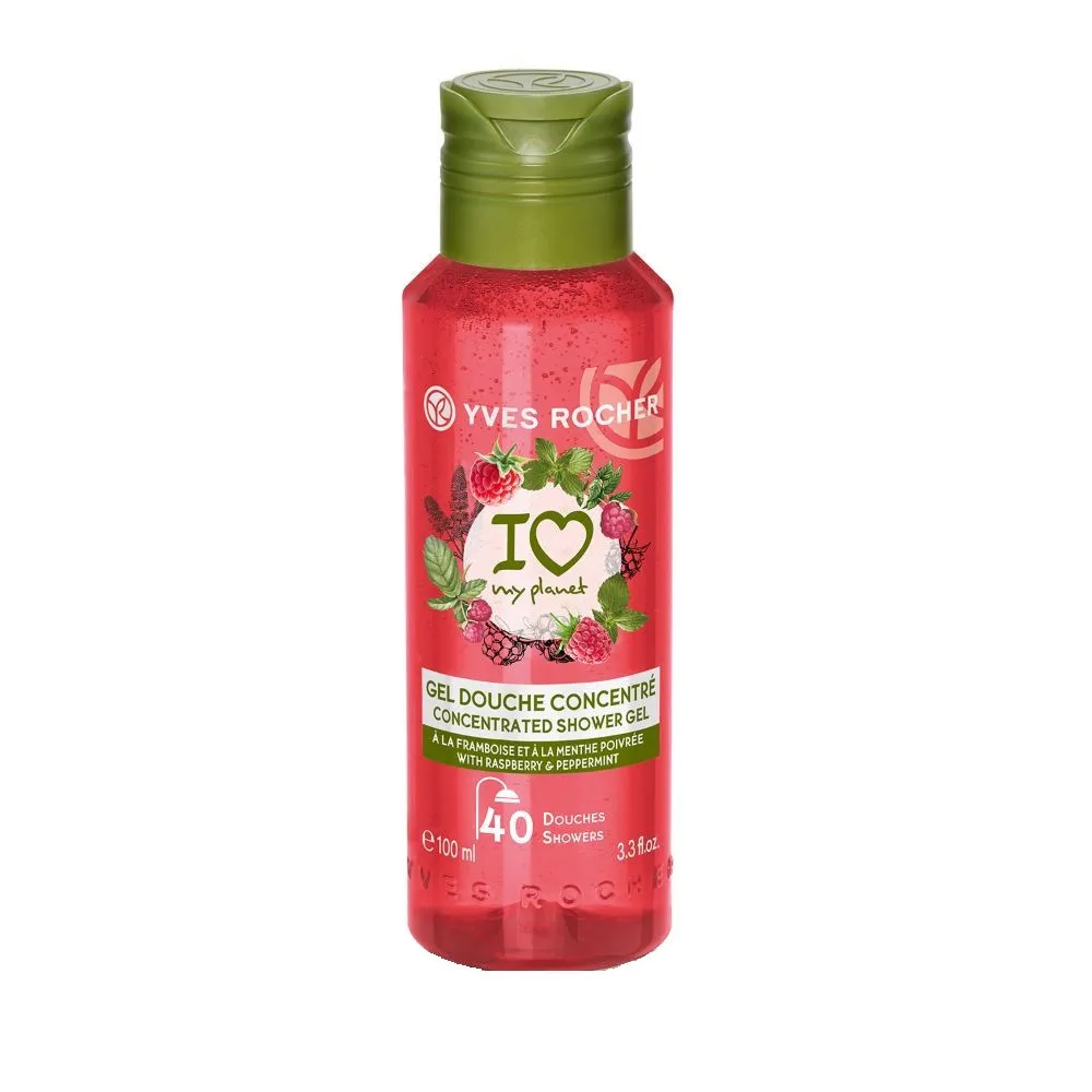 Yves Rocher Concentrated Shower Gel - Raspberry & Peppermint