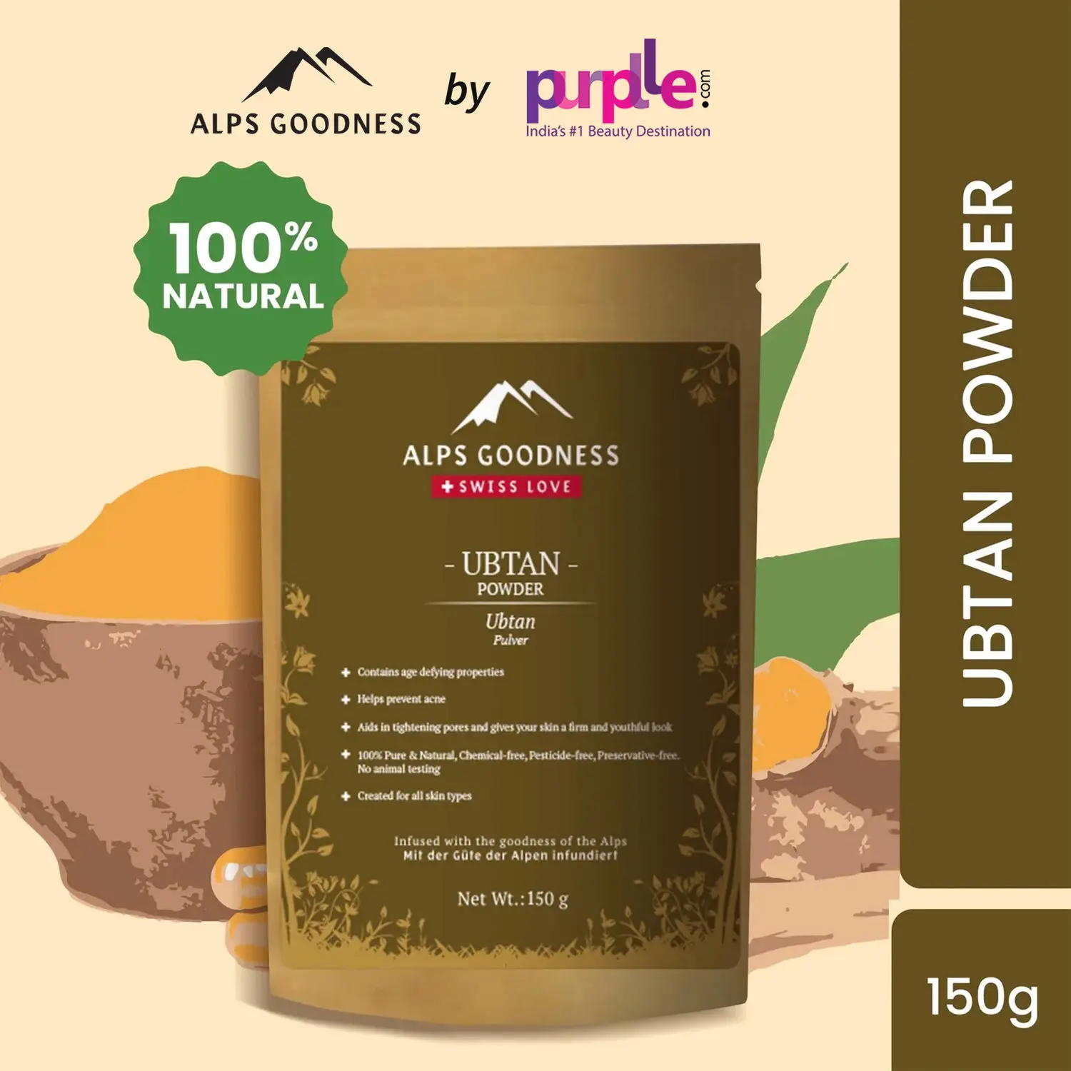 Alps Goodness Powder - Ubtan (150 g)