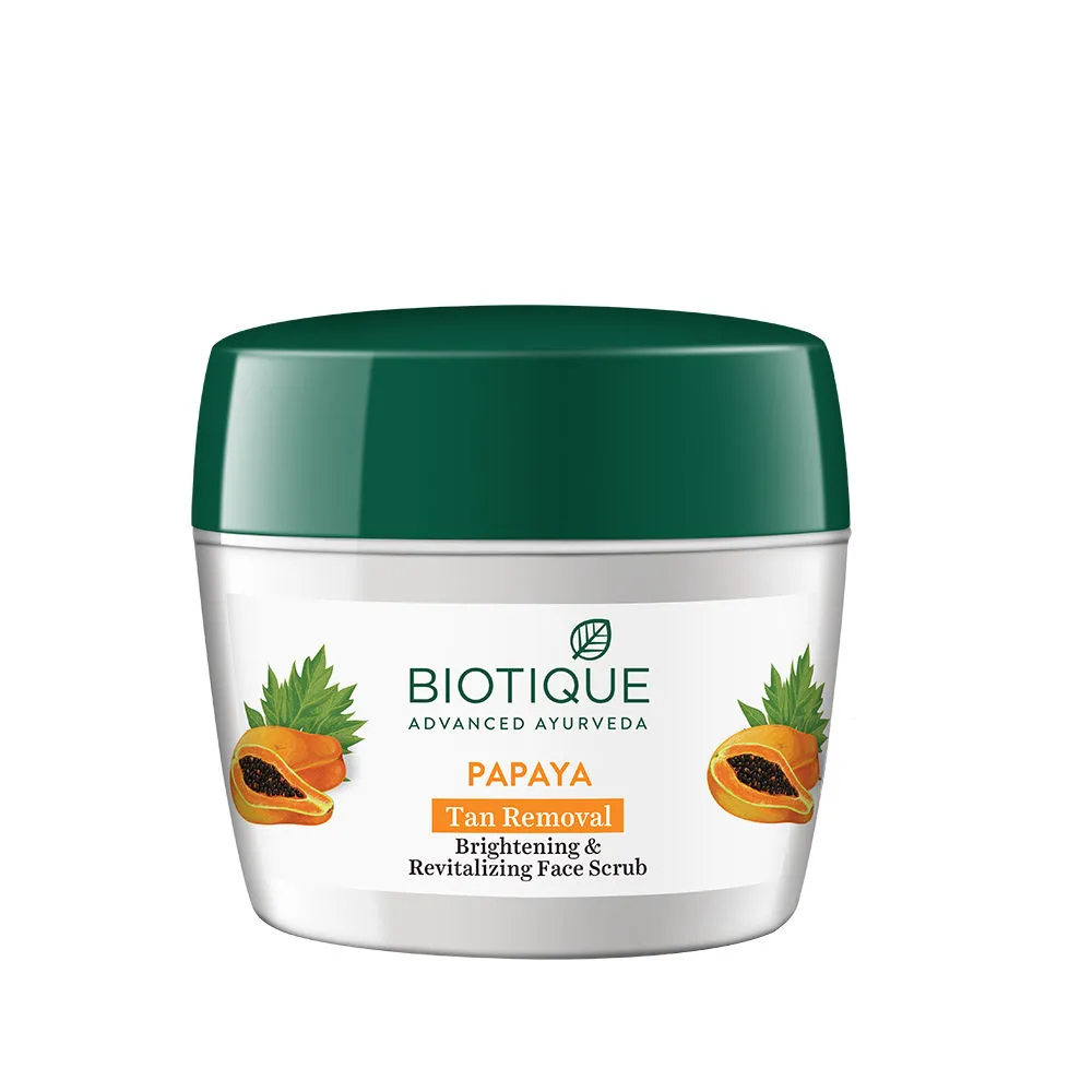 Biotique Papaya Tan Removal Brightening & Revitalizing Face Scrub