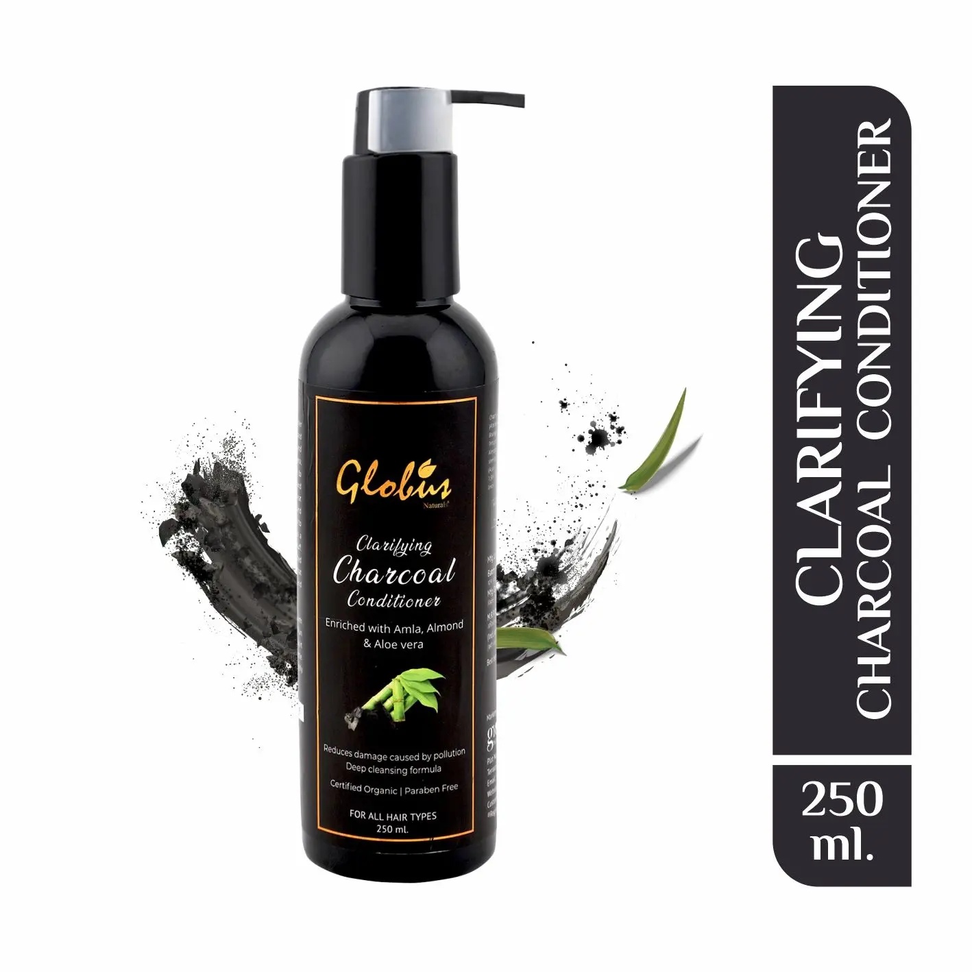 Globus Naturals Clarifying Charcoal Conditioner (250 ml)