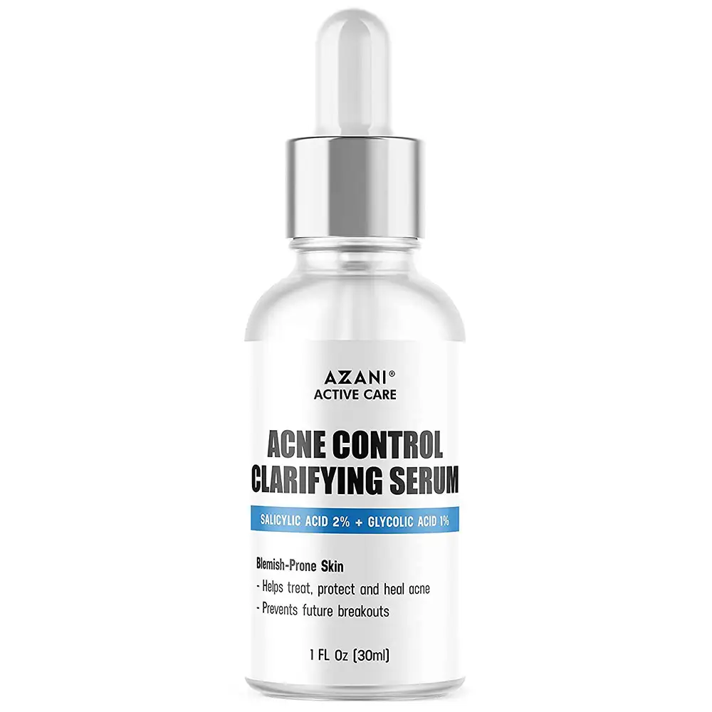 Azani Active Care Acne Control Clarifying Serum,  30 ml  Salicylic Acid 2% & Glycolic Acid 1%