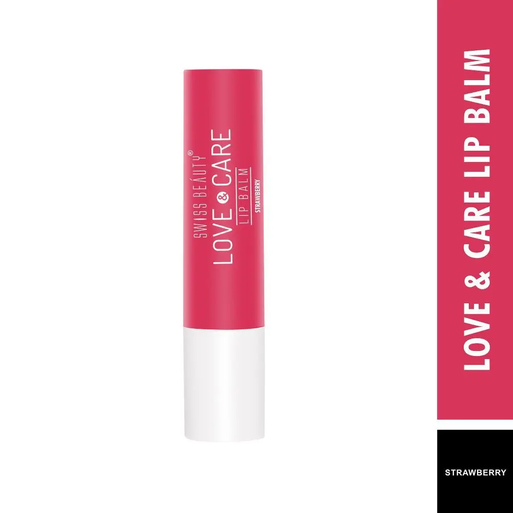 Swiss Beauty Love & Care Lip Balm Strawberry (4.5 g)