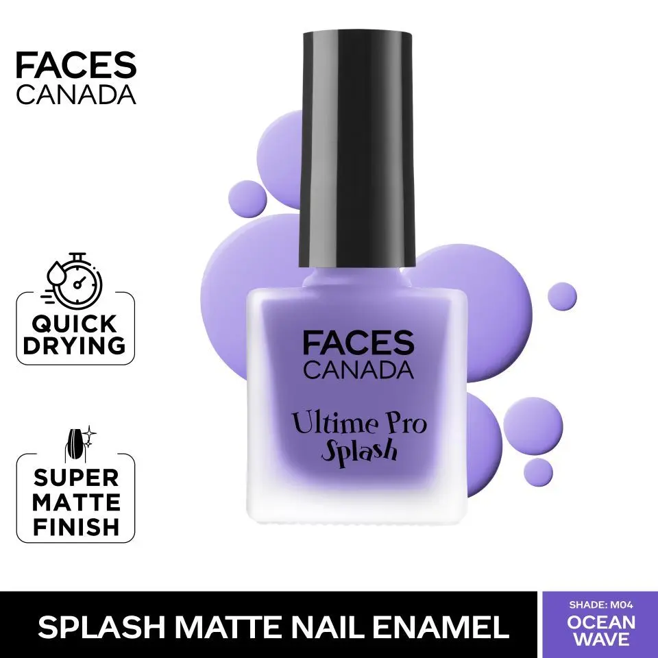 Faces Canada Ultime Pro Splash Nail Enamel Ocean Wave M04 MRP 149