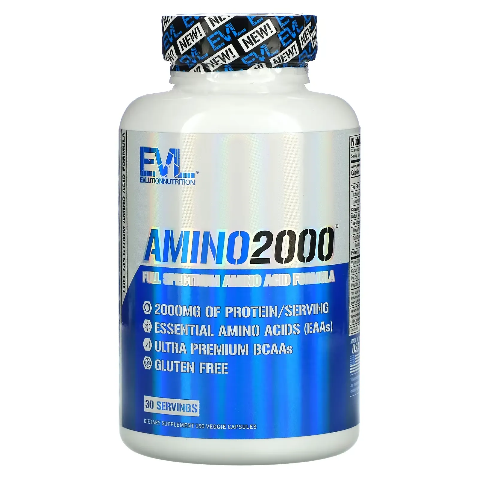 Amino 2000, 150 Veggie Capsules