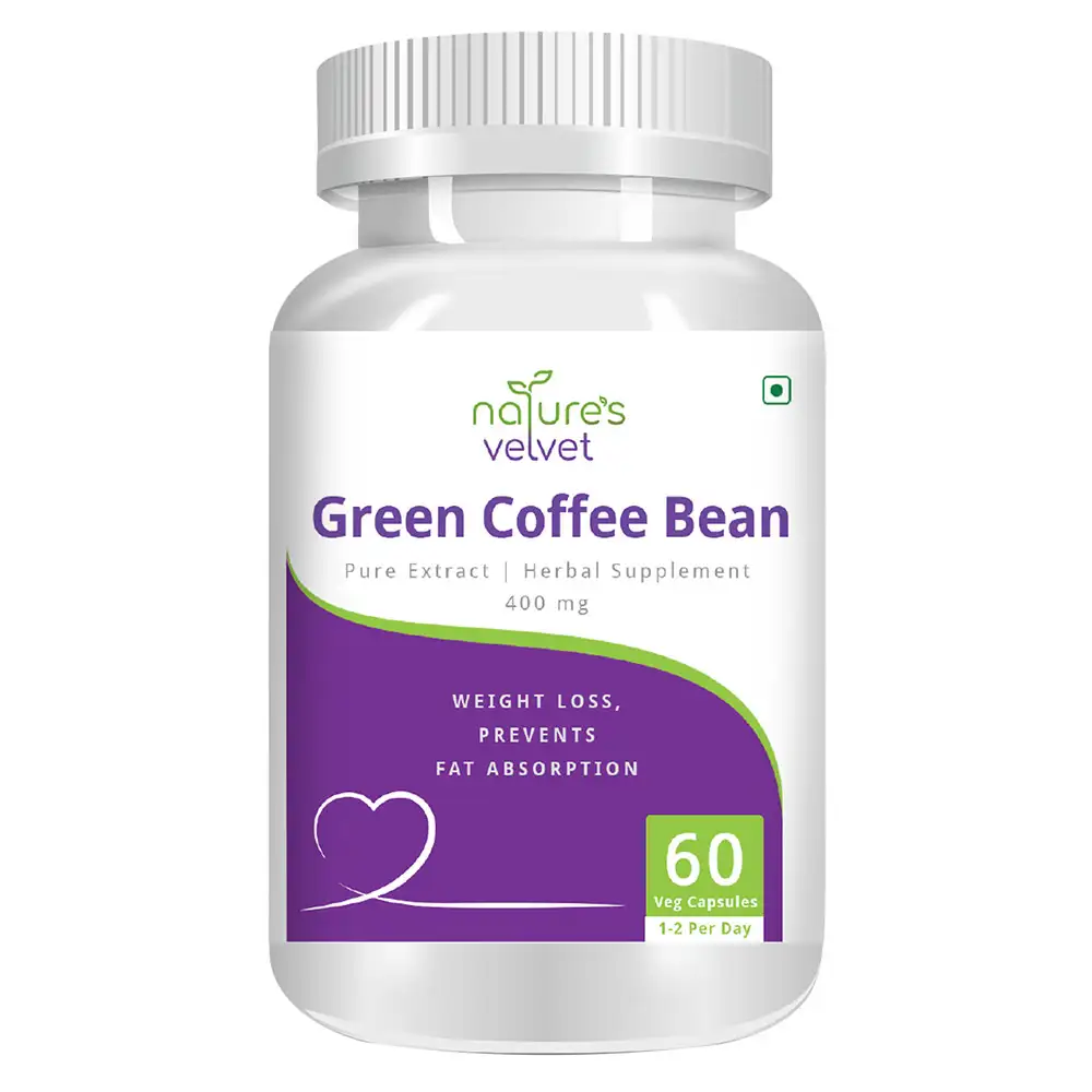 Natures Velvet Green Coffee Bean Pure Extract,  60 veggie capsule(s)