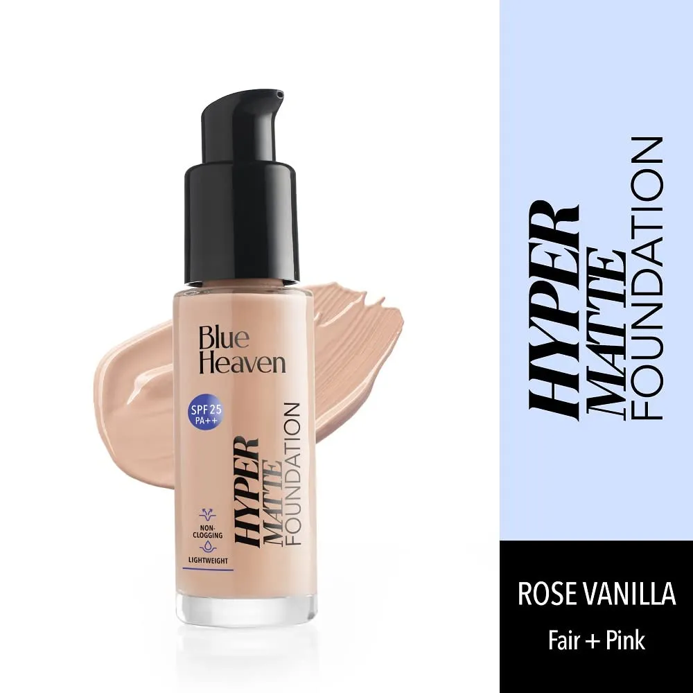 Blue Heaven Hyper Matte Foundation - 201 Rose Vanilla