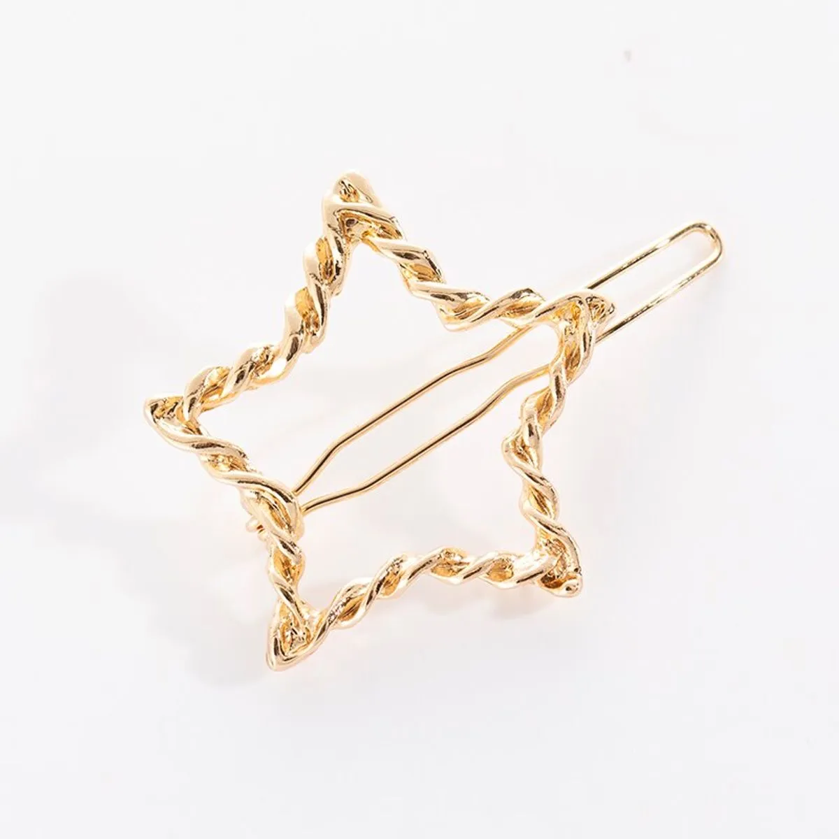 OOMPH Jewellery Gold Tone Star Shape Hairpin/HairClip for Women & Girls