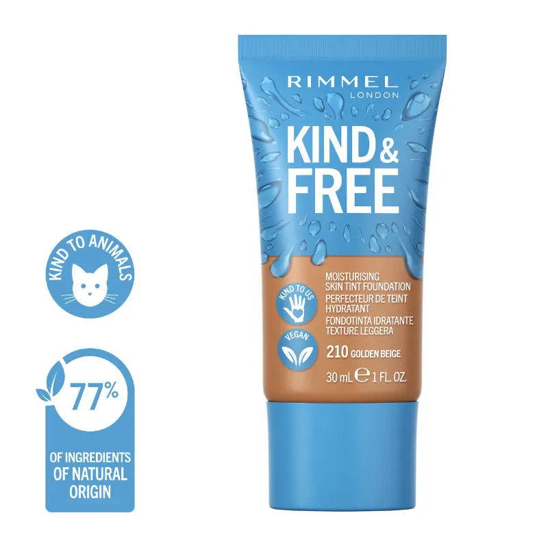 Rimmel London Kind & Free Moisturizing Skin Tint -(Golden Beige)