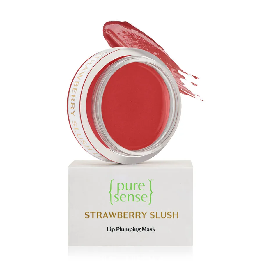 PureSense Lip Plumping Mask for Dry Chapped & Pigmented Lips with Vitamin A&E