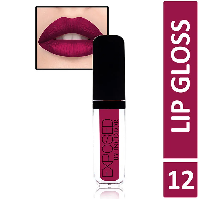 Incolor Exposed Soft Matte Lipgloss - 12