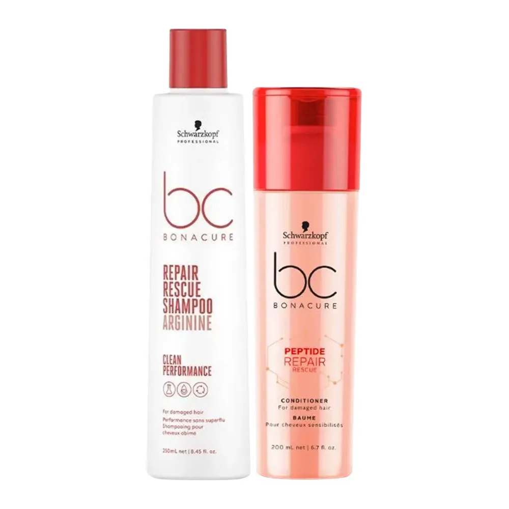 Schwarzkopf Professional Bonacure Peptide Repair Rescue Micellar Shampoo + Conditioner