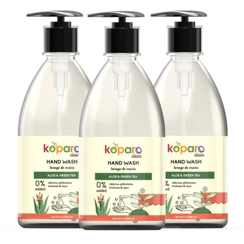 Koparo Aloe & Green Tea Hand Wash (Pack Of 3)