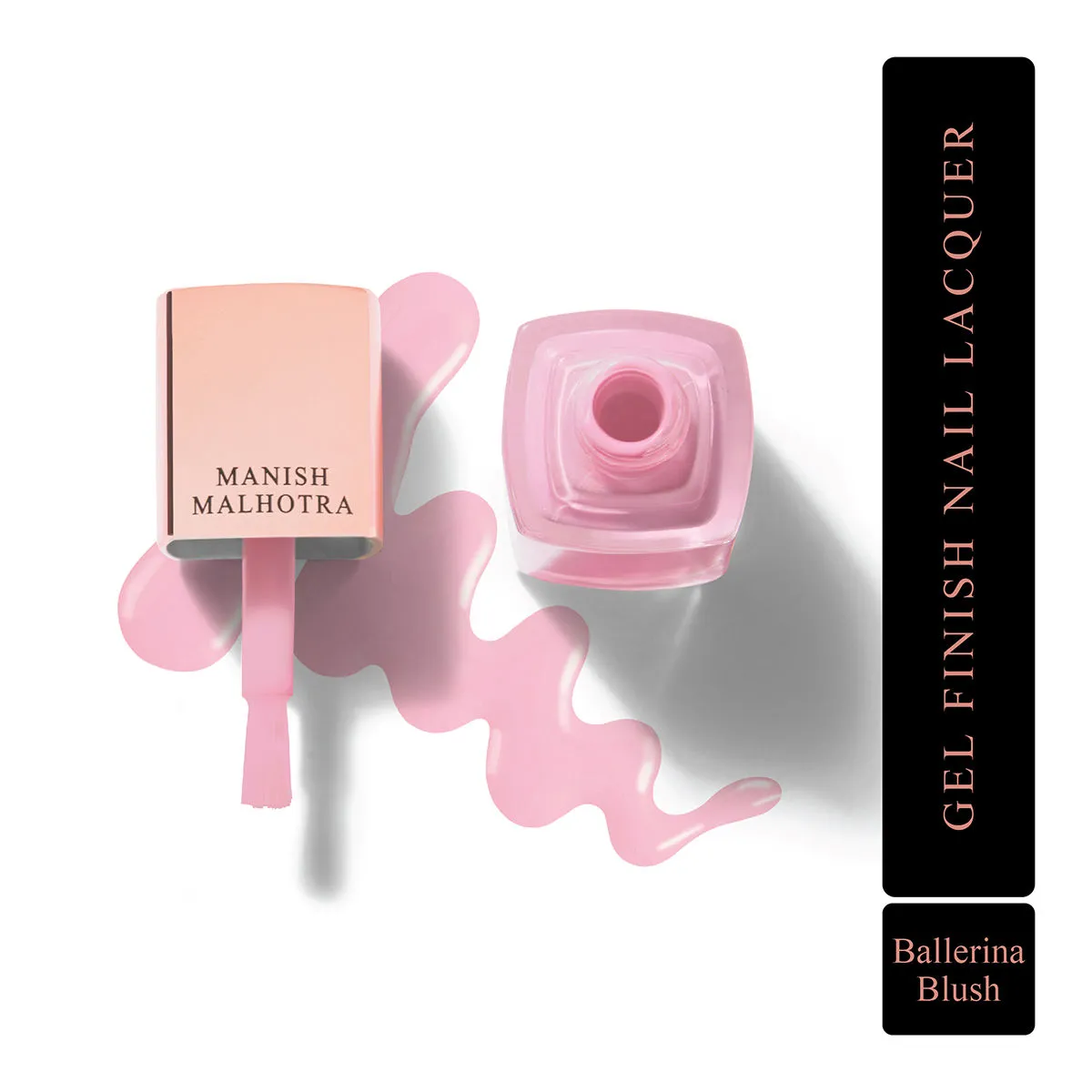 Manish Malhotra Beauty By MyGlamm Gel Finish Nail Lacquer-Ballerina Blush