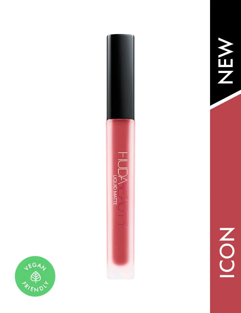 Huda Beauty New Liquid Matte Ultra-Comfort Transfer-Proof Lipstick - Icon