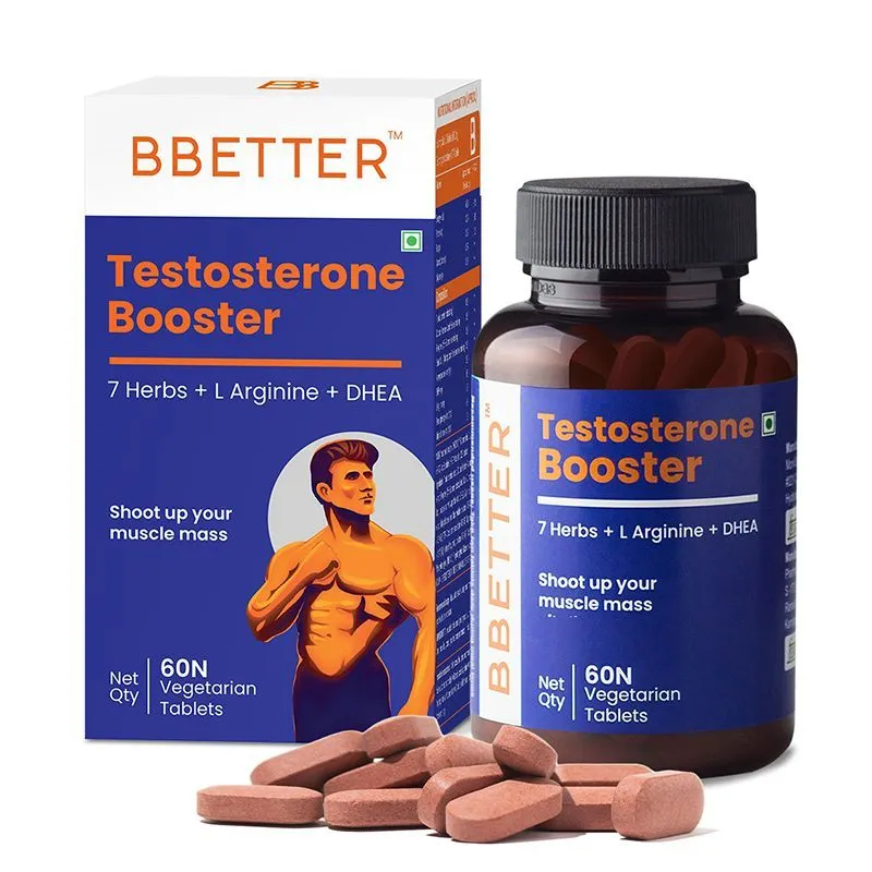 BBETTER Testosterone Booster For Men - Veg Tablets