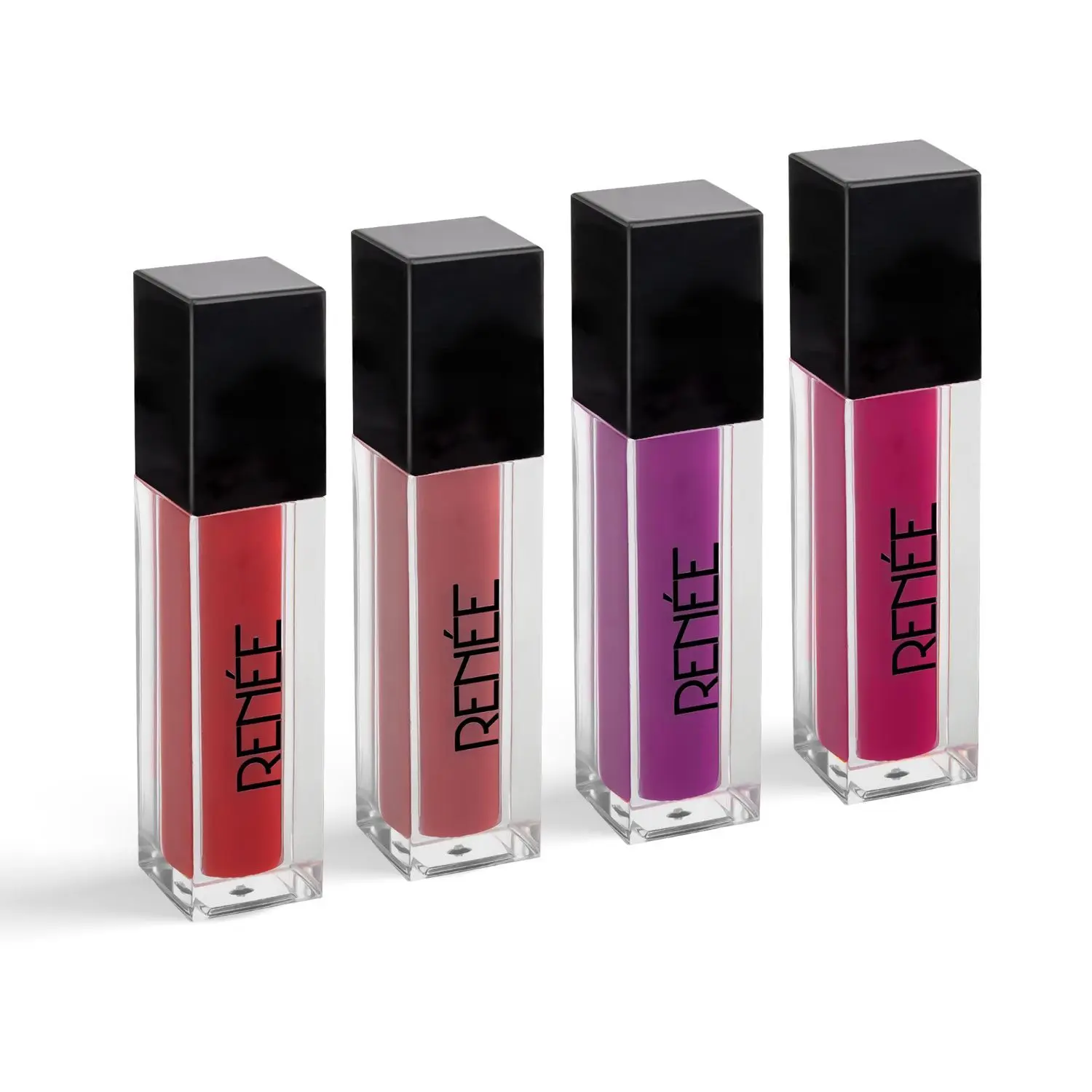 RENEE Stay With Me Minis Matte Liquid Lipsticks, 01 Juicy Berries 2ml each