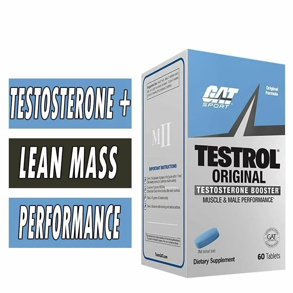 Testrol Original - GAT Sport - 60 Tablets - Testosterone Booster