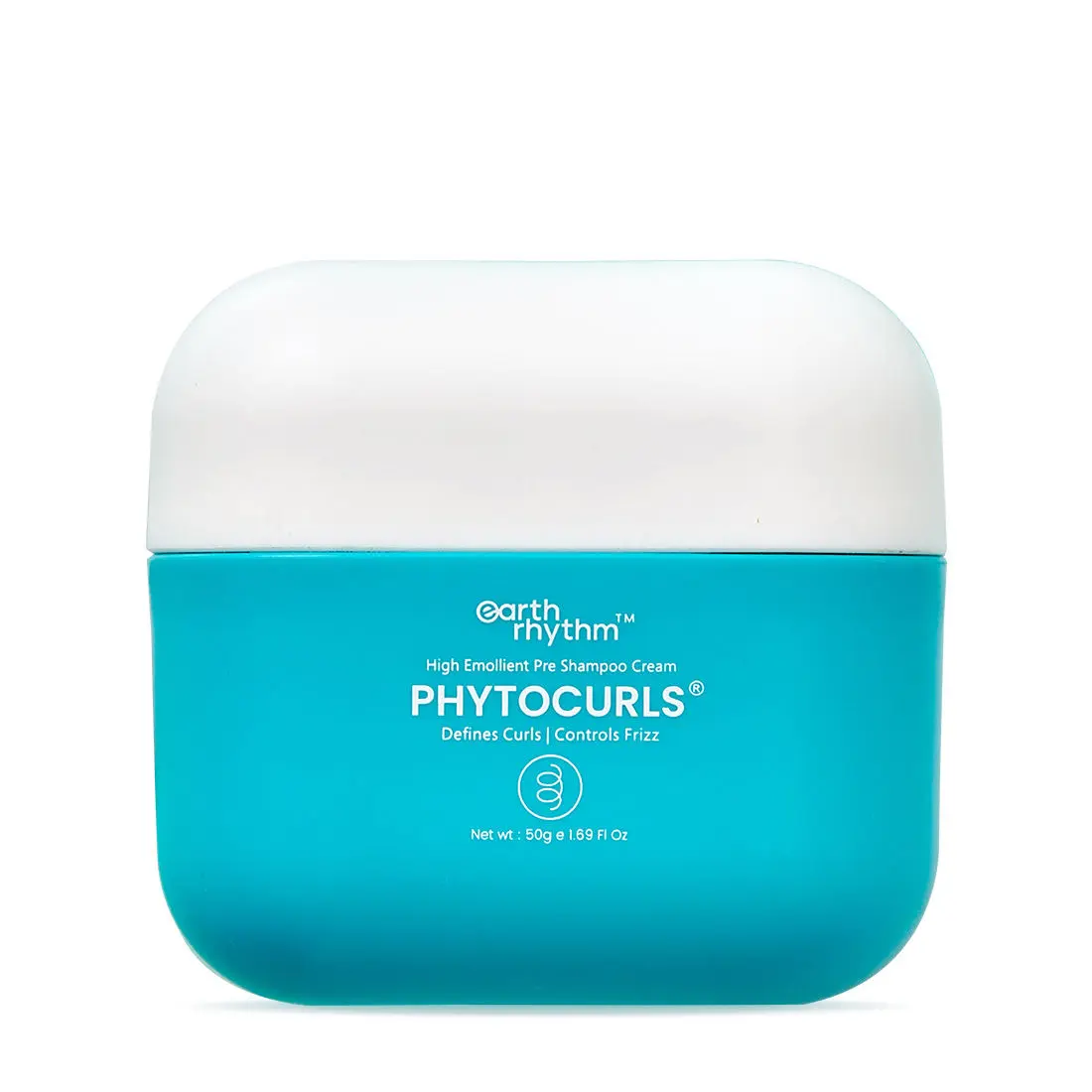 Earth Rhythm PhytocurlsA - Highly Emollient Pre Shampoo CreamA |Defines Curls, Controls Frizz, Repairs Damage  - 50 GM