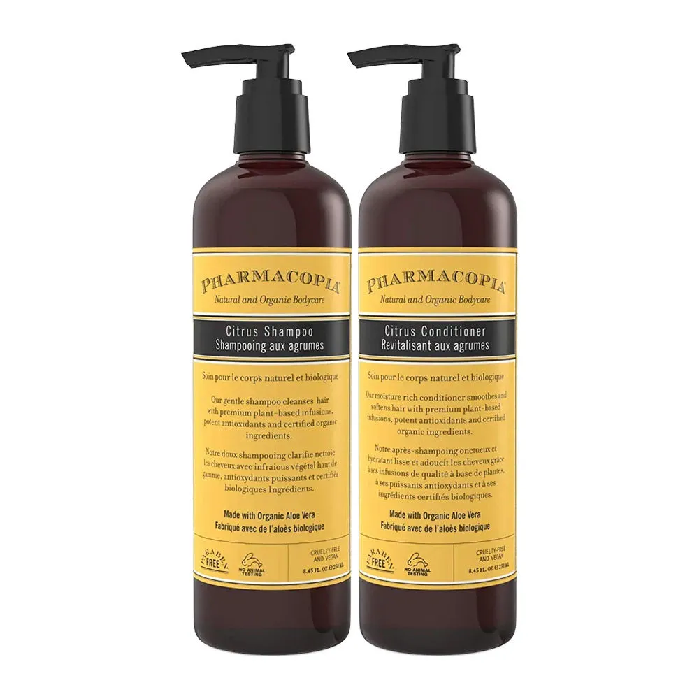 Kimirica Pharmacopia Citrus Shampoo & Conditioner Hair Care Duo