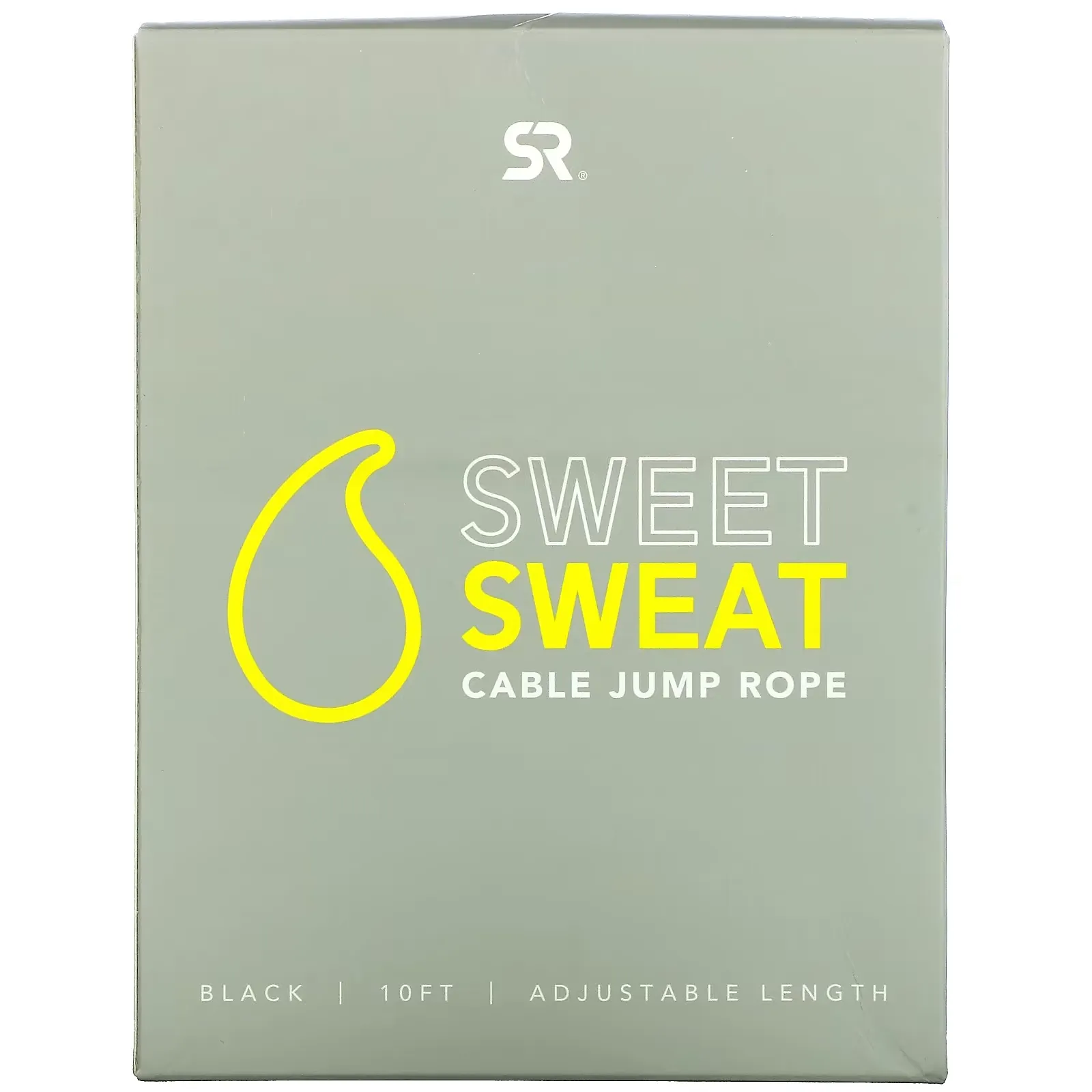 Sweet Sweat Cable Jump Rope, Black, 10 ft, 1 Jump Rope