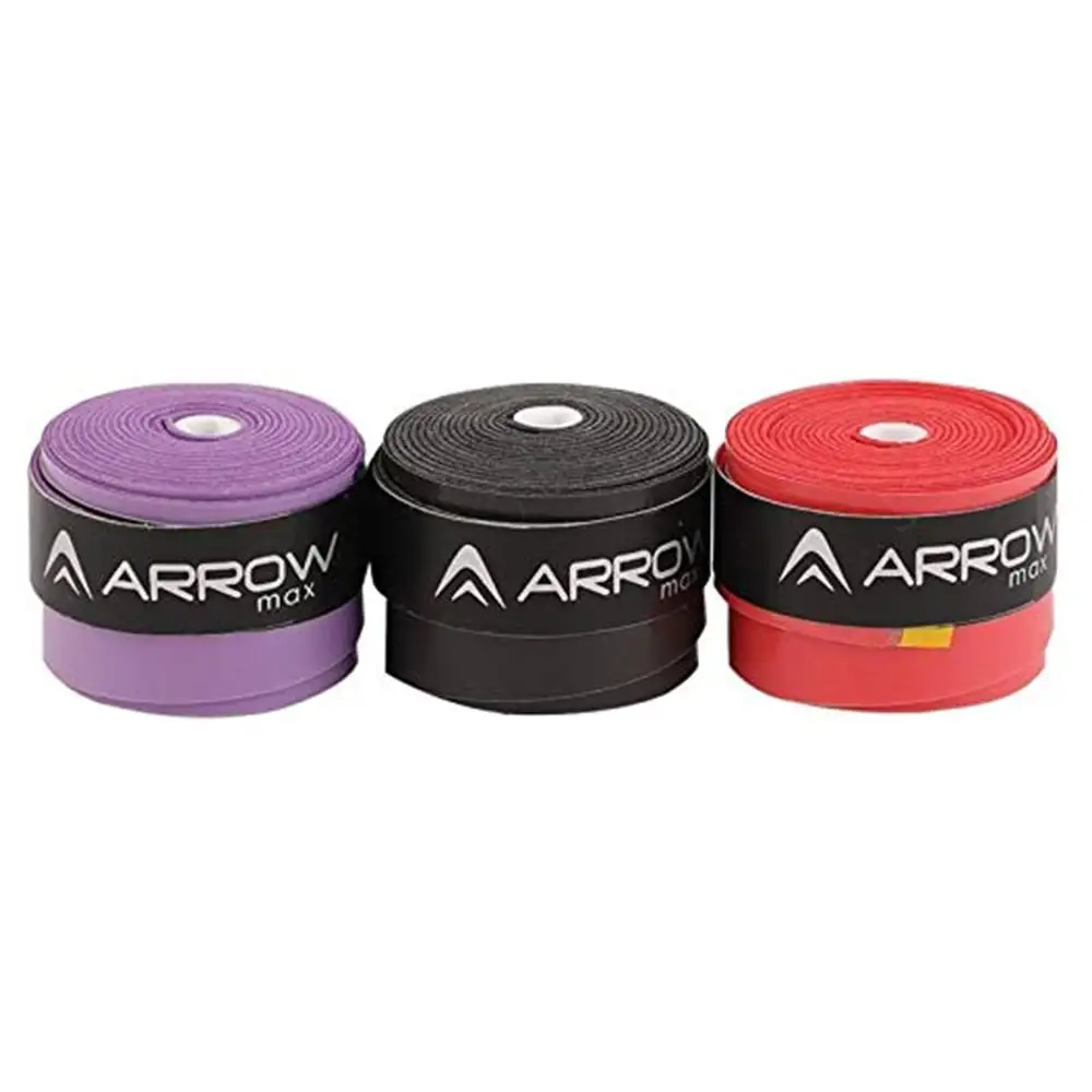 Arrowmax Dotted Anti Slip Racket Grips (Pack of 3),  Multicolor