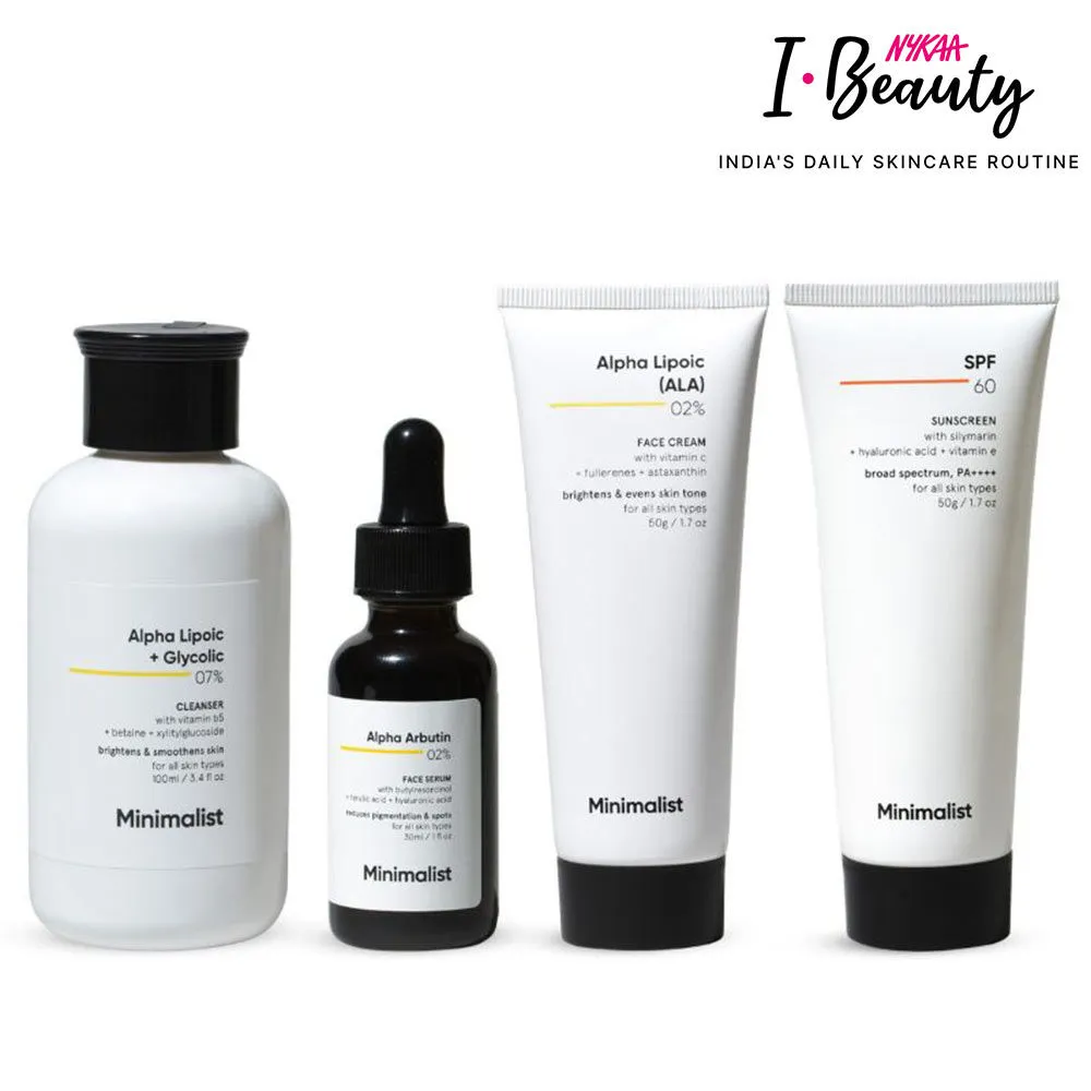 Minimalist Daily Skincare Routine For Reducing Dark Spots & Pigmentation CSMS Combo