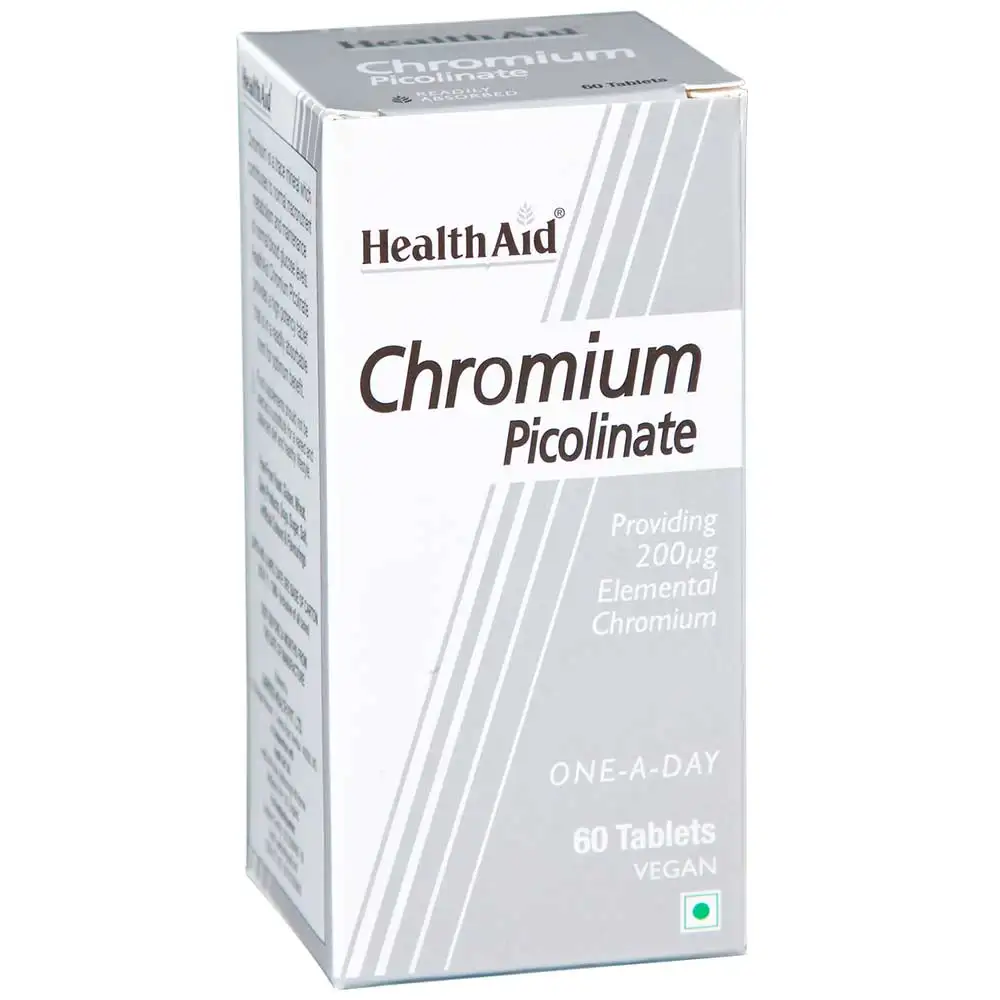 HealthAid Chromium Picolinate (200mg),  60 tablet(s)