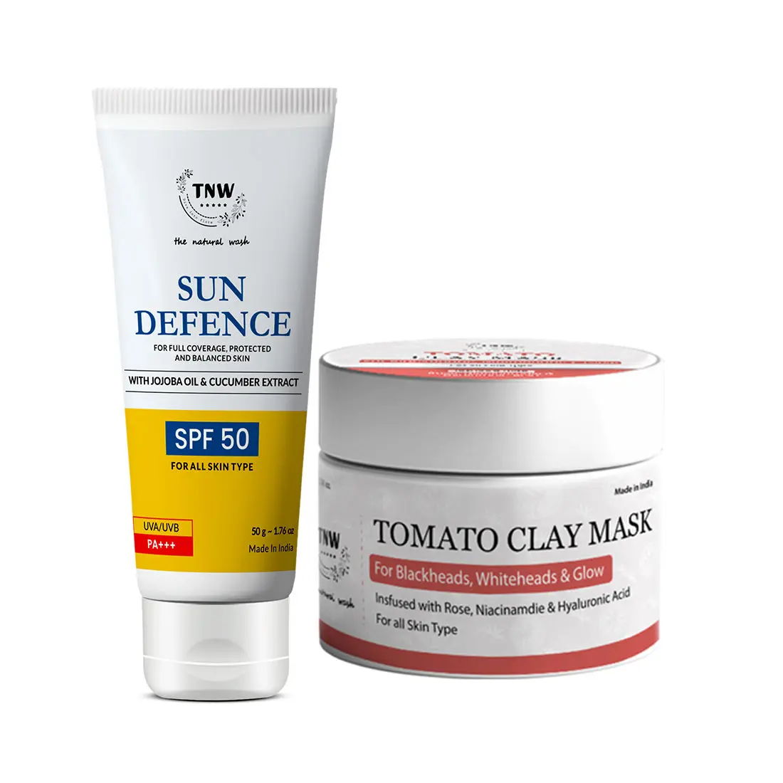 Combo of 2- Tomato Clay Mask 50gm + Spf Cream 50gm