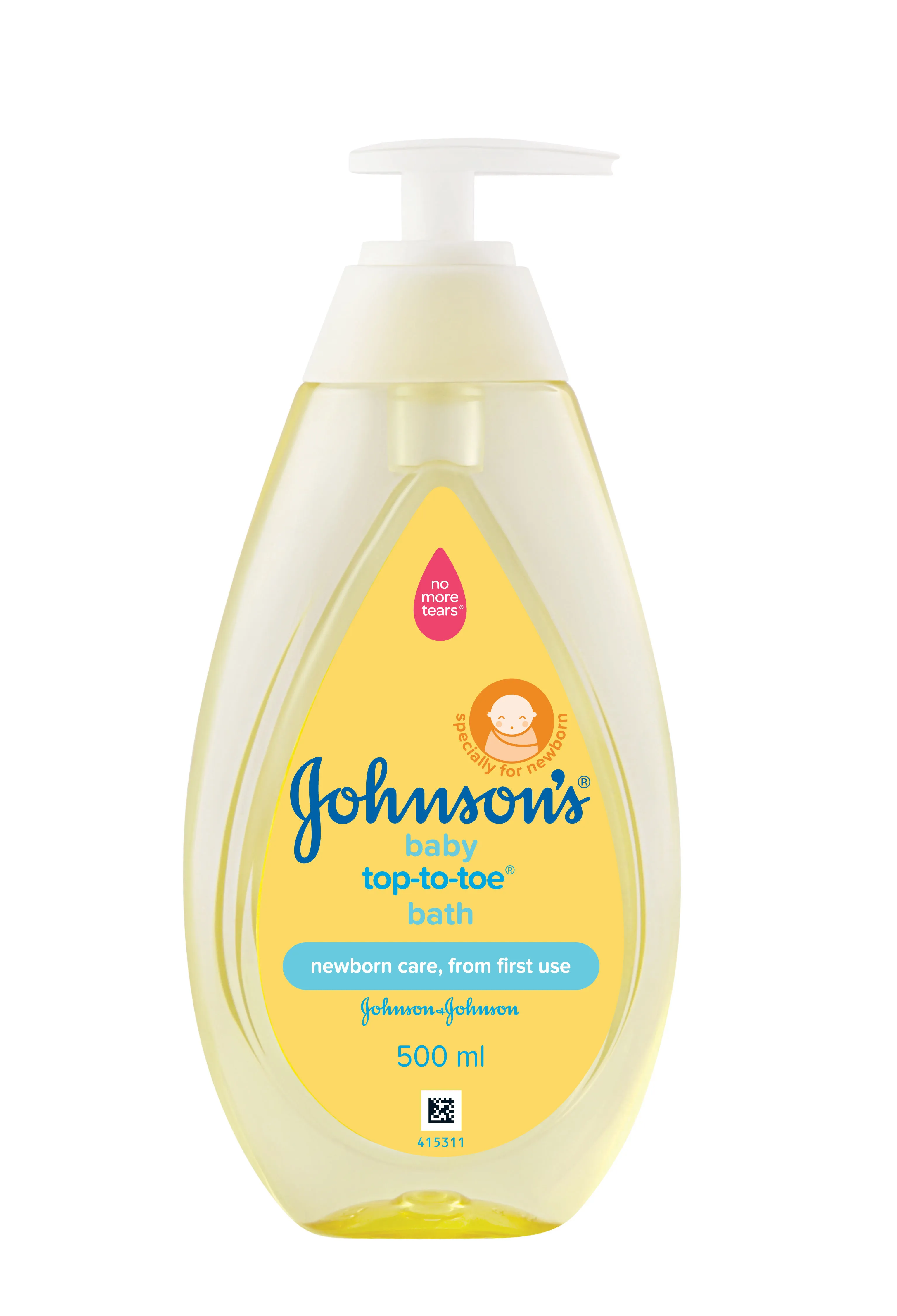 Johnson's New Top To Toe Baby Bath