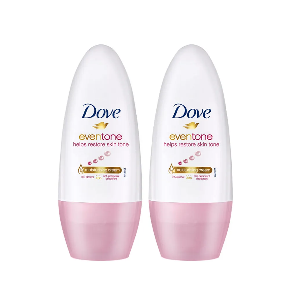 Dove Eventone Deodorant Roll On For Women - Pack Of 2