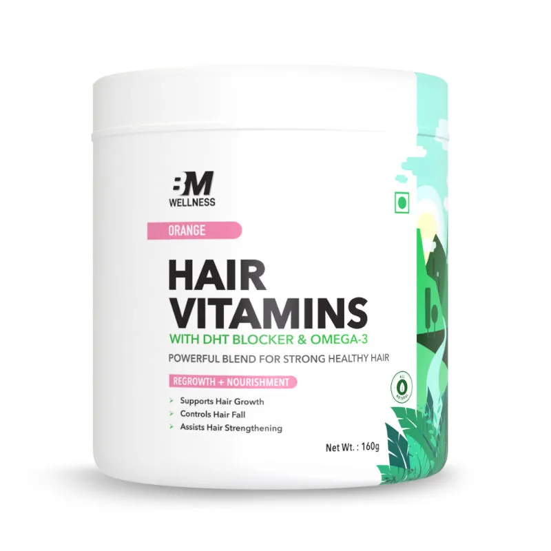 BM Wellness Hair Vitamins - Orange