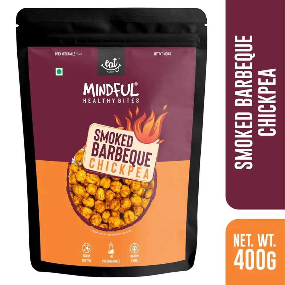 Eat Anytime Mindful Chick Peas,  Smoked Barbeque  0.400 kg